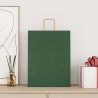 Sacs en papier 50 pcs avec poignées vert 32x12x42 cm 