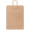Sacs en papier 50 pcs avec poignées marron 32x17x44 cm 