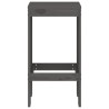 Tabourets de bar lot de 2 40x36x75 cm bois massif de pin 