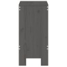 Tabourets de bar lot de 2 40x36x75 cm bois massif de pin 