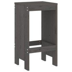 Tabourets de bar lot de 2 40x36x75 cm bois massif de pin 