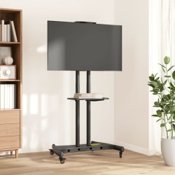 Meuble TV sur roulettes pour écran 32-70 pouces max VESA 