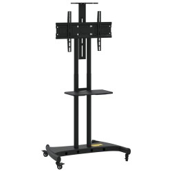 Meuble TV sur roulettes pour écran 32-70 pouces max VESA 