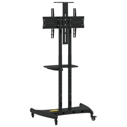 Meuble TV sur roulettes pour écran 32-70 pouces max VESA 