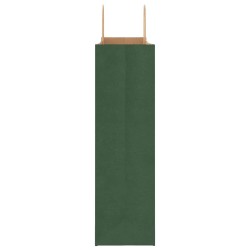 Sacs en papier 50 pcs avec poignées vert 54x15x49 cm 