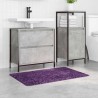 Tapis de bain rectangulaire pourpre 60x90 cm en polypropylène antidérapant 