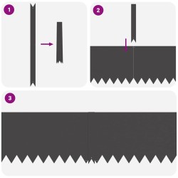 Bordures de jardin 10 pcs Noir 100x0,5x30 cm Acier 