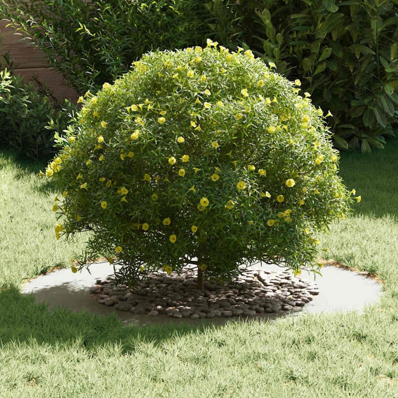 Pot de Fleurs en Métal Blanc Blanc Métal 80 cm de diamètre 