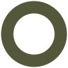 Pot en céramique Vert olive Céramique Grand 