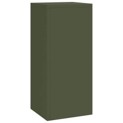 Supports de Plante d'Extérieur Pilier 3 pcs Acier Vert Olive 