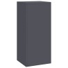 Supports de plantes d'extérieur - Ensemble 3 pièces en anthracite 