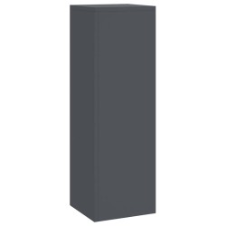 Supports de plantes d'extérieur - Ensemble 3 pièces en anthracite 