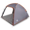 Tente Gris et orange Large Polyester et fibre de verre 