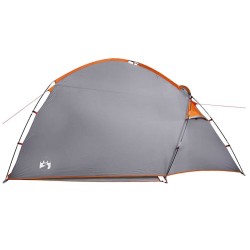 Tente Gris et orange Large Polyester et fibre de verre 