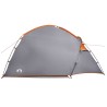 Tente Gris et orange Large Polyester et fibre de verre 