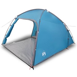 Tente avec toit avec évent Bleu Moyen Polyester et fibre de verre 