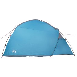 Tente avec toit avec évent Bleu Moyen Polyester et fibre de verre 