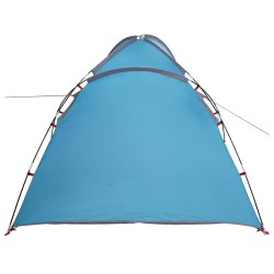 Tente avec toit avec évent Bleu Moyen Polyester et fibre de verre 
