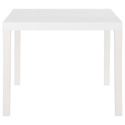 Table de jardin 150x90x72 cm PP Blanc 