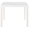 Table de jardin 150x90x72 cm PP Blanc 