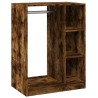 Garde-robe chêne fumé 77x48x102 cm bois d'ingénierie 