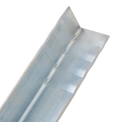 Piquet de sol en forme de L 2 pcs Acier galvanisé 5 x 5 x 50 cm 