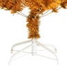 Sapin de Noël artificiel avec support Doré 120 cm PET 