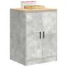 Armoire de rangement de garage gris béton 60x51x85 cm bois pin 