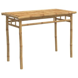 Table à manger de jardin 110x55x75 cm bambou 
