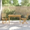 Table à manger de jardin 110x55x75 cm bambou 