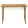 Table à manger de jardin 110x55x75 cm bambou 