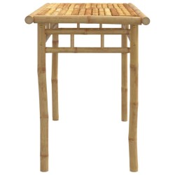 Table à manger de jardin 110x55x75 cm bambou 