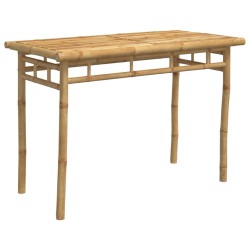 Table à manger de jardin 110x55x75 cm bambou 