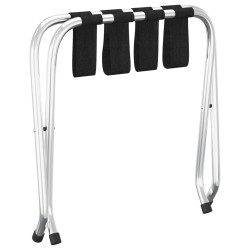 Porte-bagages Noir et argenté 56x40x49 cm  