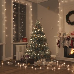Guirlande LED avec 600 LED Blanc chaud 60 m PVC 