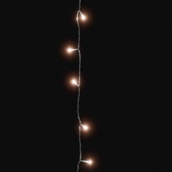 Guirlande LED avec 600 LED Blanc chaud 60 m PVC 