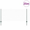 Set de clôtures de jardin Lot de 2 Vert Métal 25 x 1 m Durable 