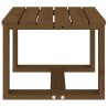 Table d'appoint jardin marron miel 40x38x28,5cm bois massif pin 