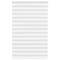 Store zèbre blanc 150x200 cm largeur du tissu 145,9cm polyester 