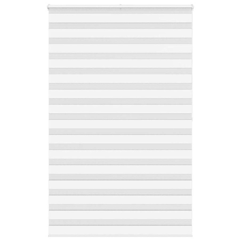 Store zèbre blanc 150x200 cm largeur du tissu 145,9cm polyester 