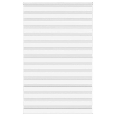 Store zèbre blanc 150x200 cm largeur du tissu 145,9cm polyester 