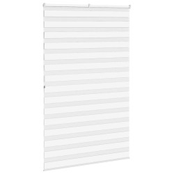 Store zèbre blanc 150x200 cm largeur du tissu 145,9cm polyester 