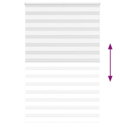 Store zèbre blanc 150x200 cm largeur du tissu 145,9cm polyester 
