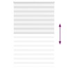 Store zèbre blanc 150x200 cm largeur du tissu 145,9cm polyester 