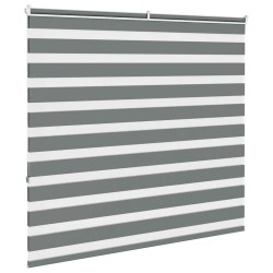 Store zèbre gris foncé largeur du tissu 160,9 cm polyester 