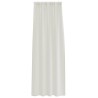 Rideaux avec des rideaux 2 pcs Crème 140 x 260 cm Polyester 
