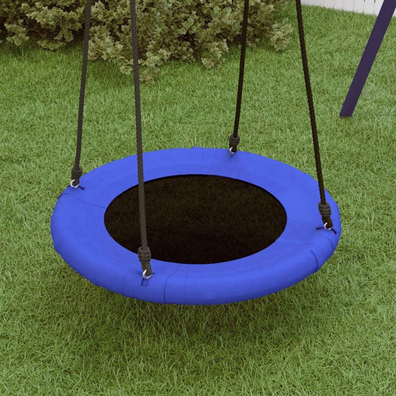 Balancoire Nest Bleu Ø 100 cm 100 kg en tissu Oxford 