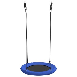 Balancoire Nest Bleu Ø 100 cm 100 kg en tissu Oxford 