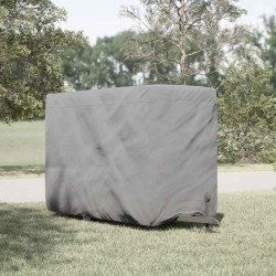 Housse de remorque chevaux gris 396x178x250 cm tissu non tissé 