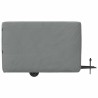 Housse de remorque chevaux gris 396x178x250 cm tissu non tissé 